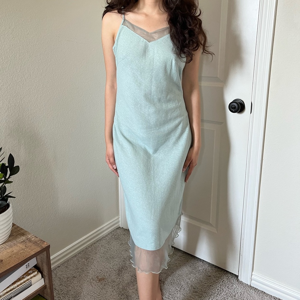 Vintage Mint Green Dress